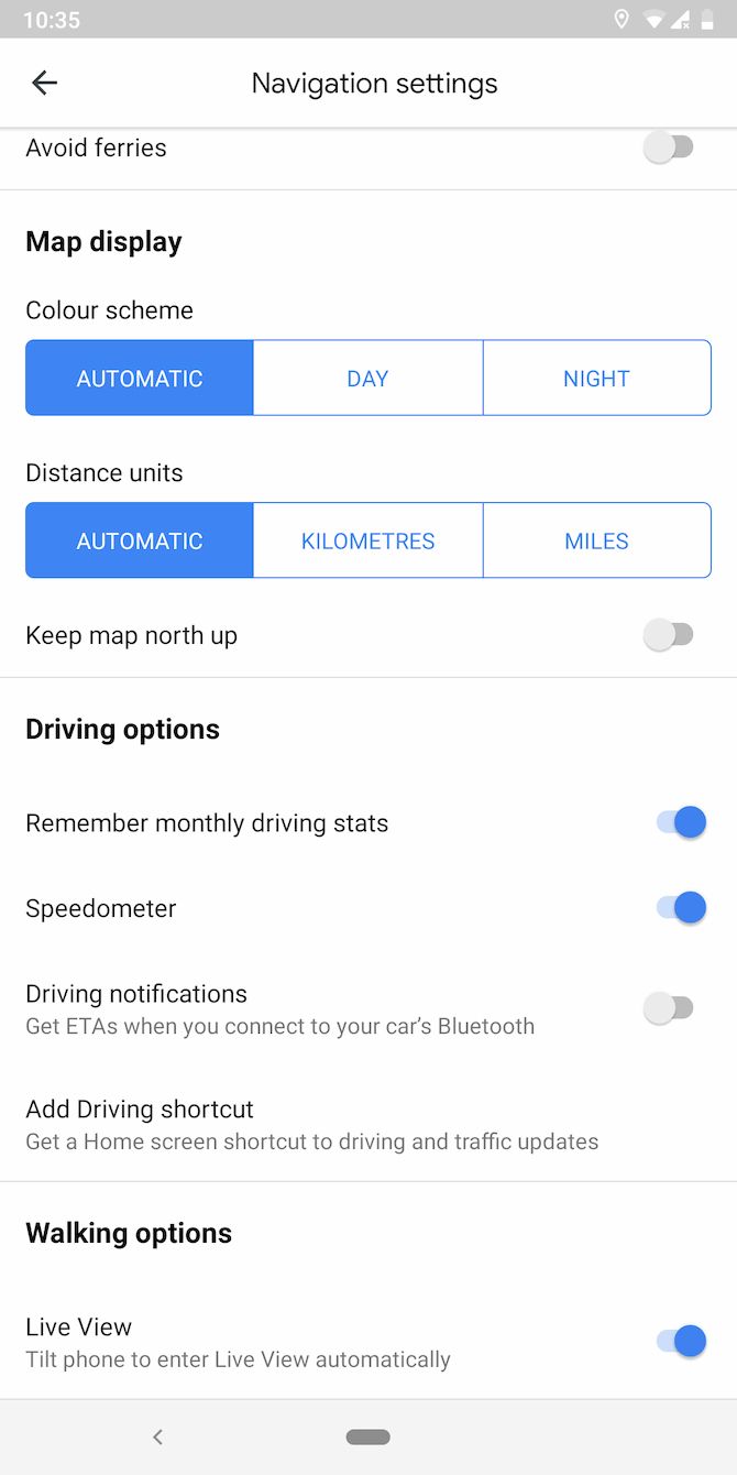 Enable speedometer on google maps