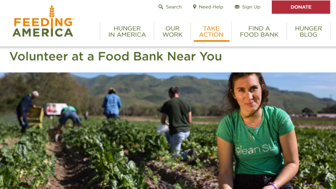 feeding america volunteer sites - I 10 migliori siti web per trovare lavoro e opportunità di volontariato
