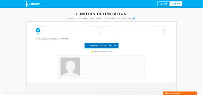 Jobscan Premium Account LinkedIn Optimization