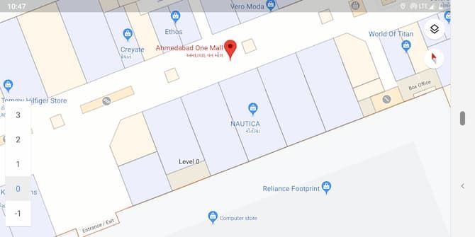 Navigate inside malls on Google Maps