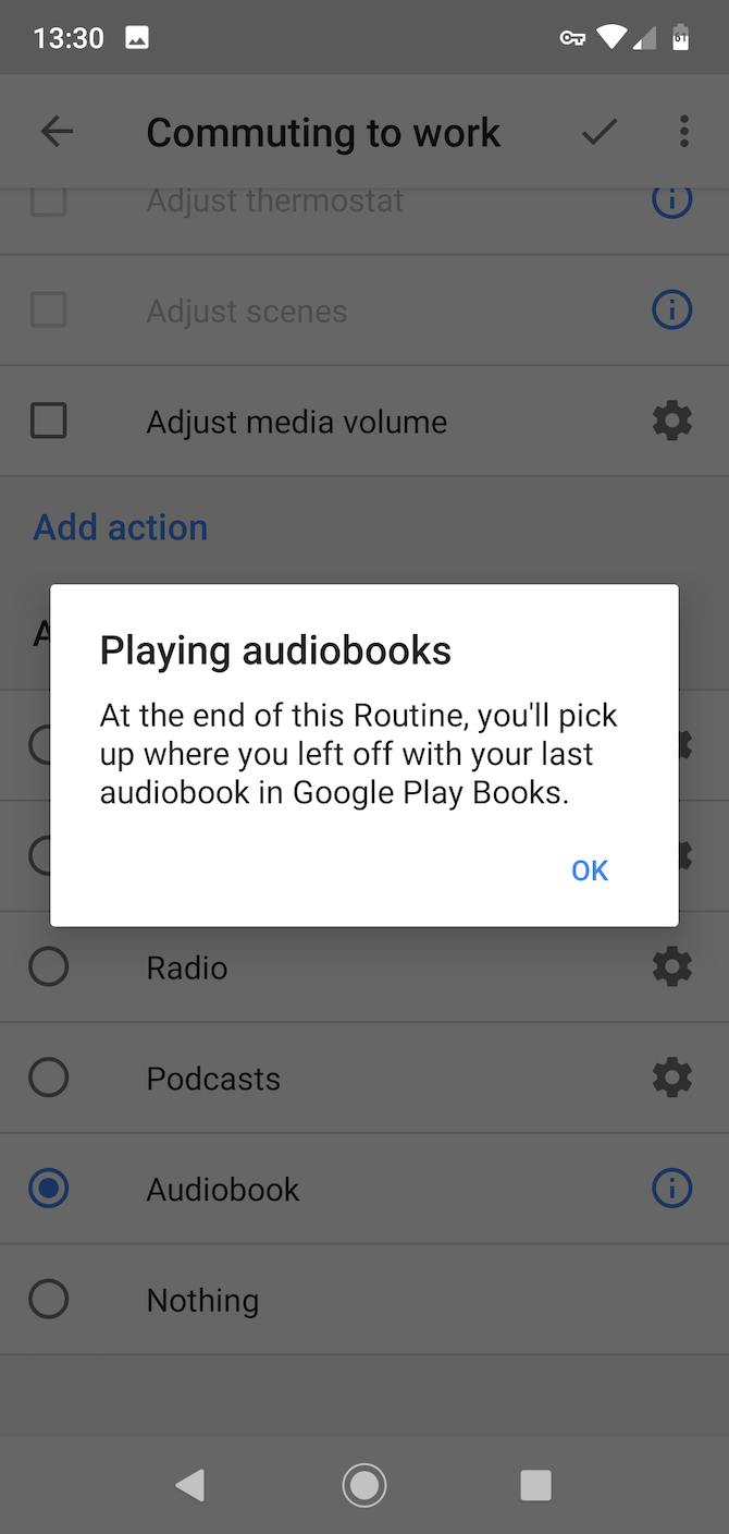 playing audiobooks google assistant