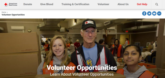 red cross volunteer website - I 10 migliori siti web per trovare lavoro e opportunità di volontariato