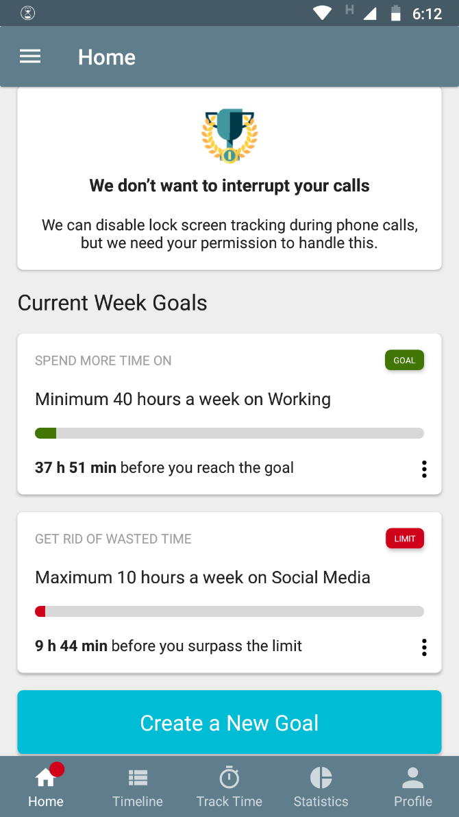SaveMyTime is the best manual time tracking app for Android
