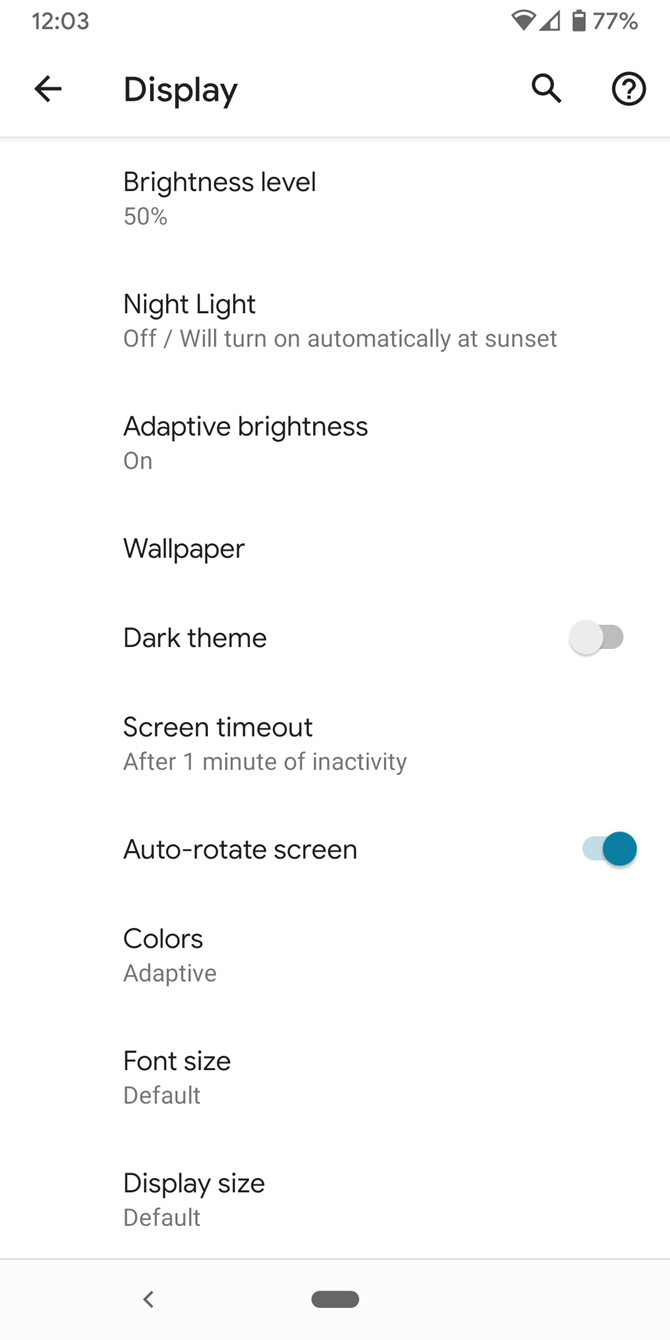 Android Dark Mode Toggle