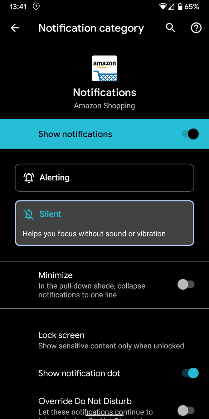 Android 10 Silent Notification