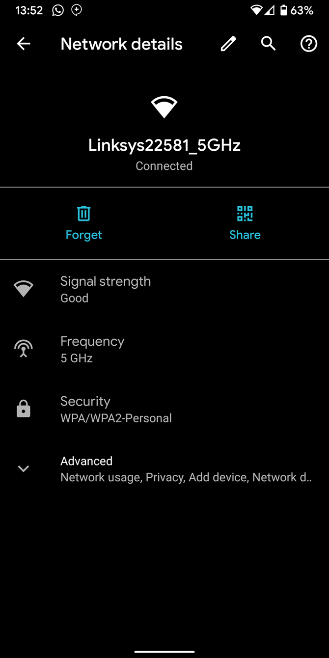 Android 10 Wi-Fi Sharing QR