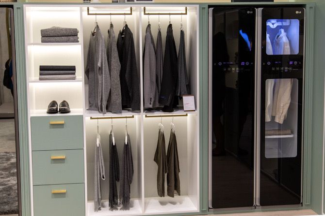 LG’s smart wardrobe and cleaning device