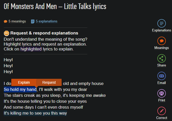 The 6 Best Websites To Find Song Meanings And Interpretations The 6 Best Websites To Find Song Meanings And Interpretations