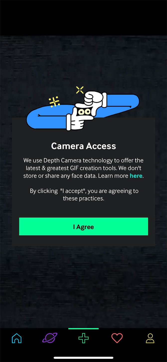 Grant GIPHY Access to Your Camera to Make GIFs