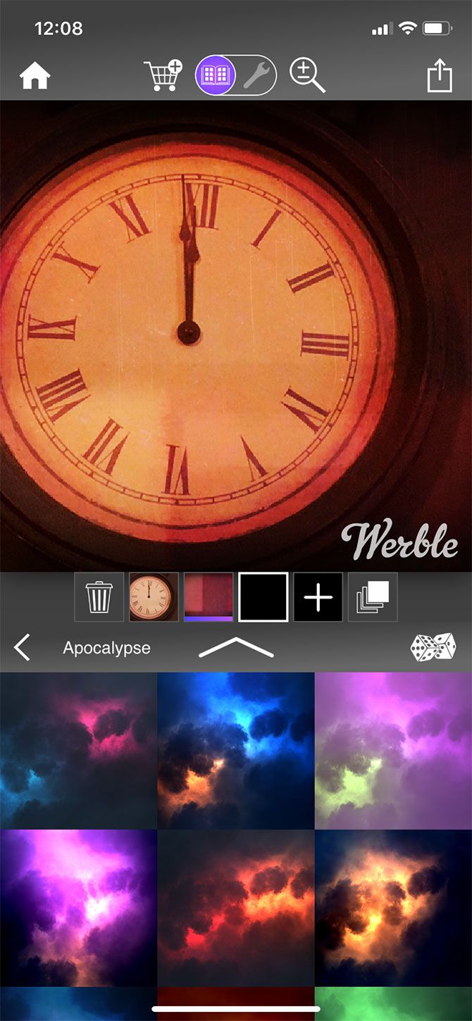 Apply an Overlay to Animate Your Photo in Werble