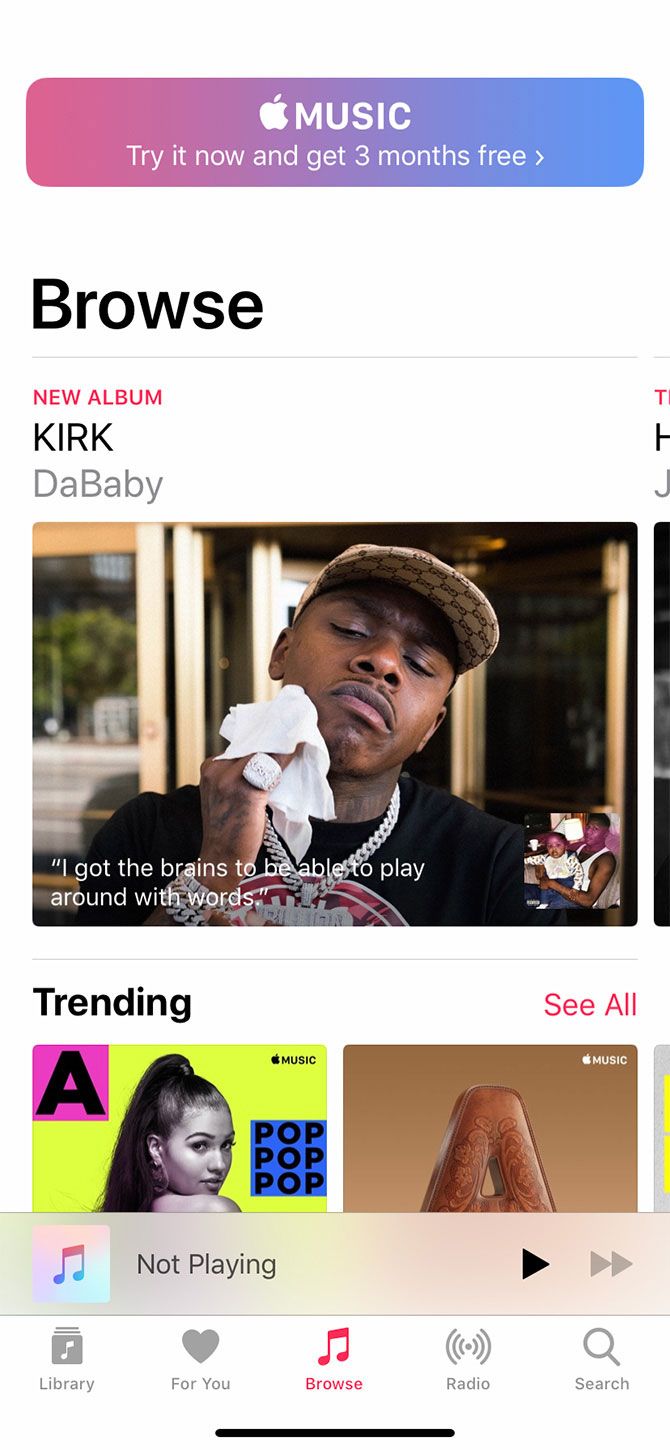Apple Music Browse Artists