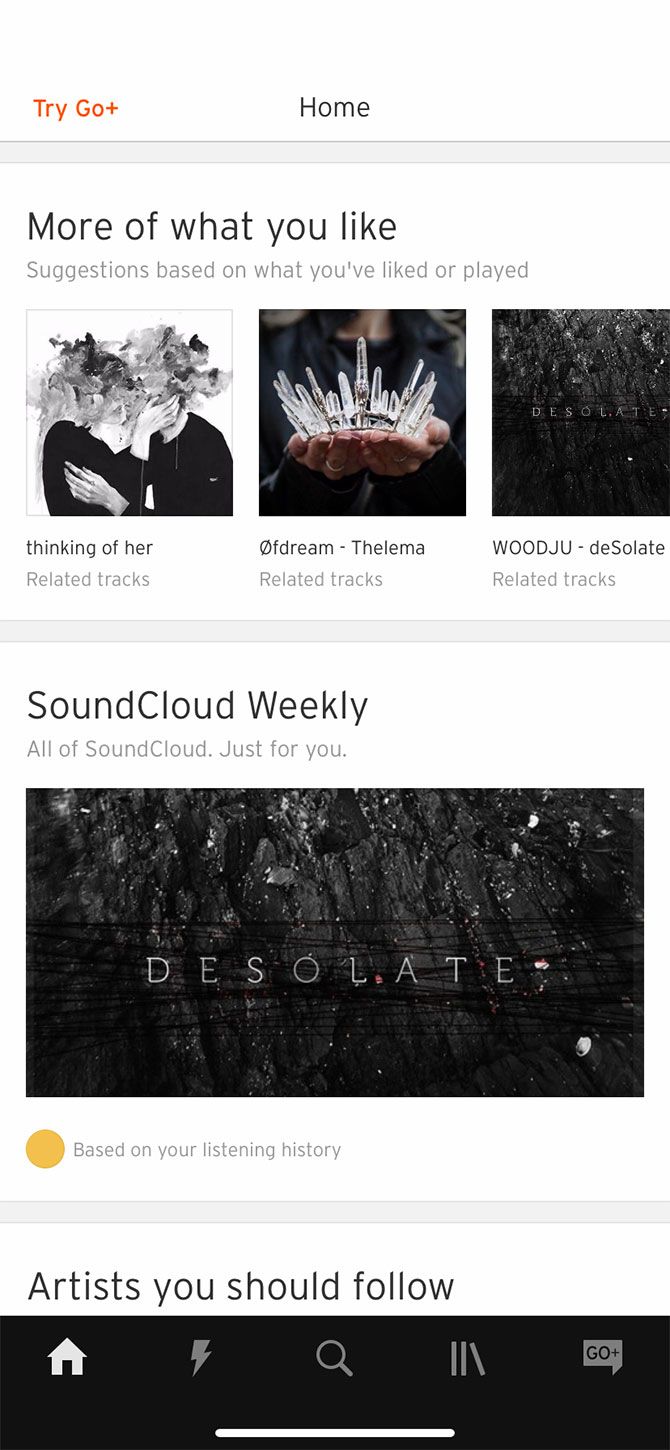 SoundCloud Recommended Music
