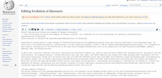 edit articles on Wikipedia