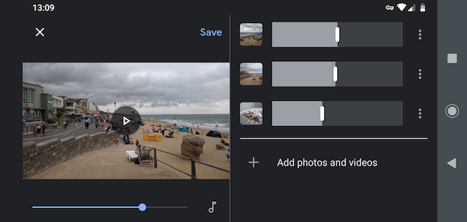 google photos auto edit videos