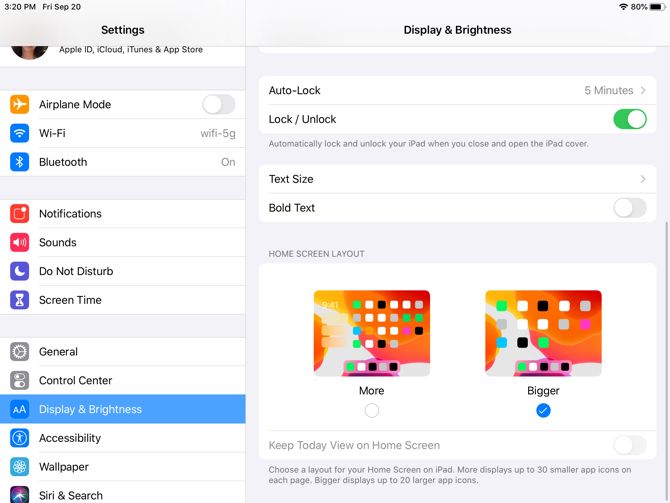 Make iPadOS Home Screen Icons Bigger