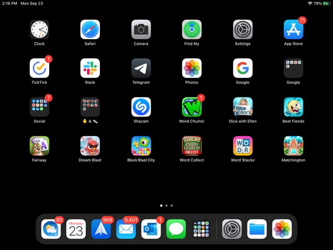 iPadOS New Home Screen Layout