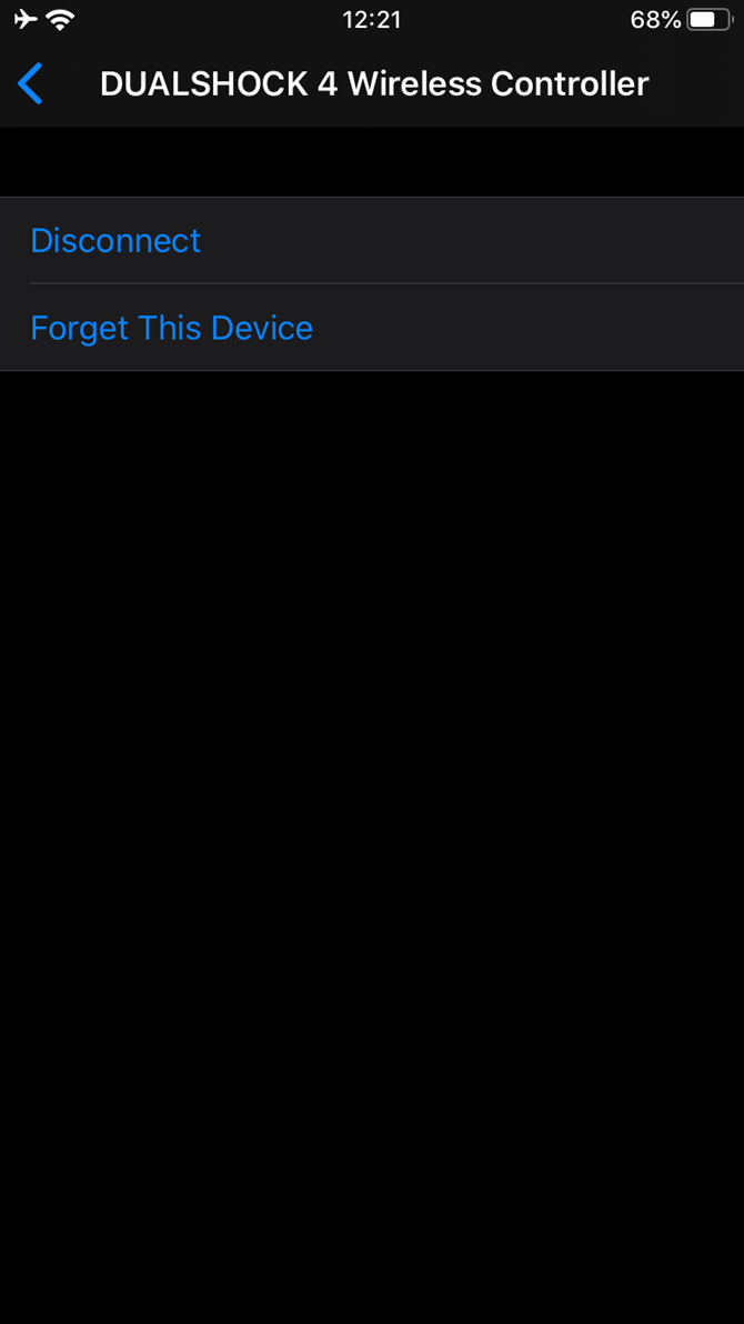 iPhone Disconnect PS4 Controller