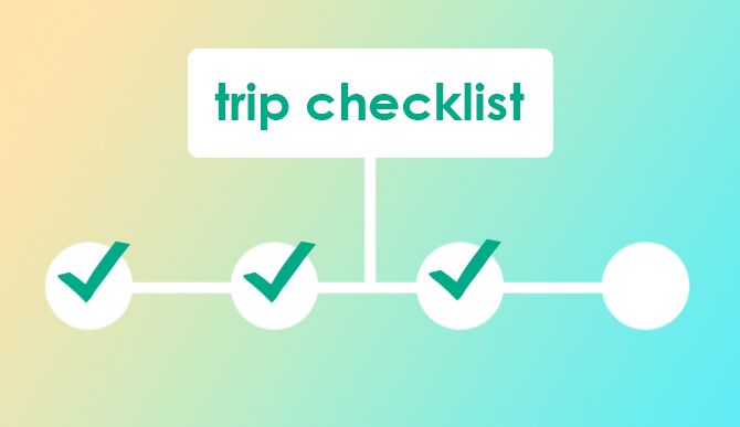 Make a Checklist for Your Group Trip