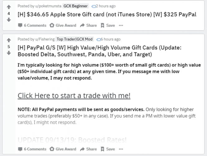 reddit gift cards