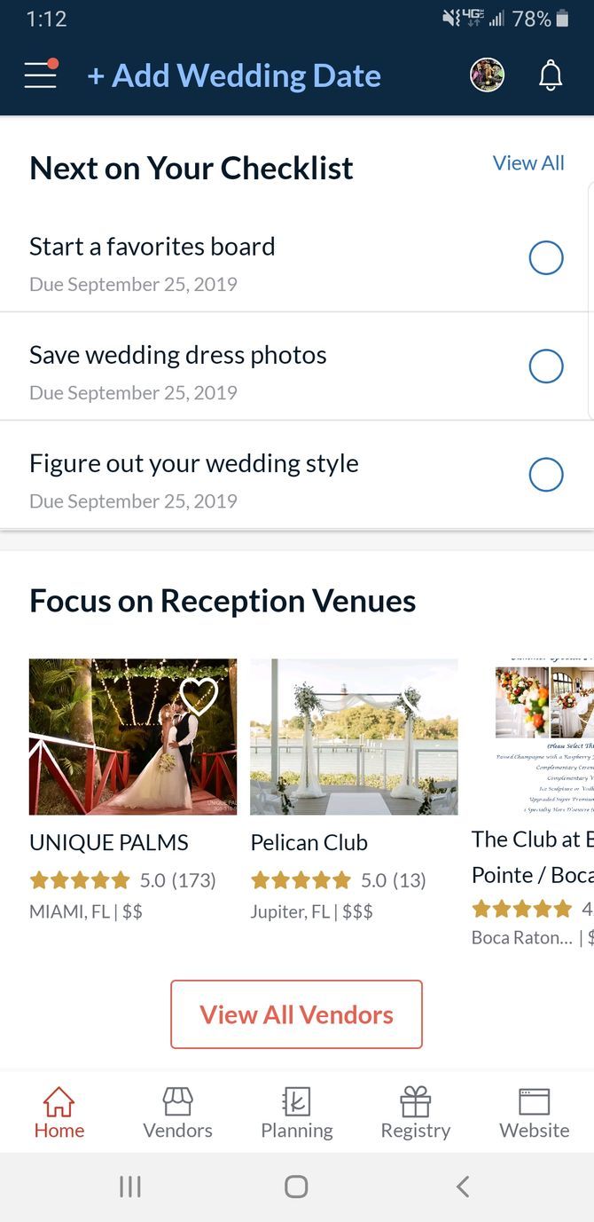 The Knot Wedding Planner App Venue Planner