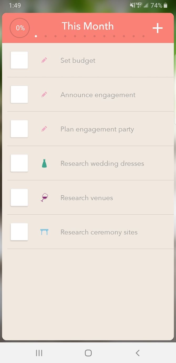 Wedding Planner Wedding Planning App Checklist