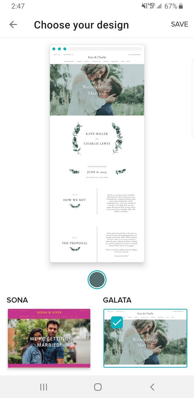 Zola Wedding Planner App Website Design