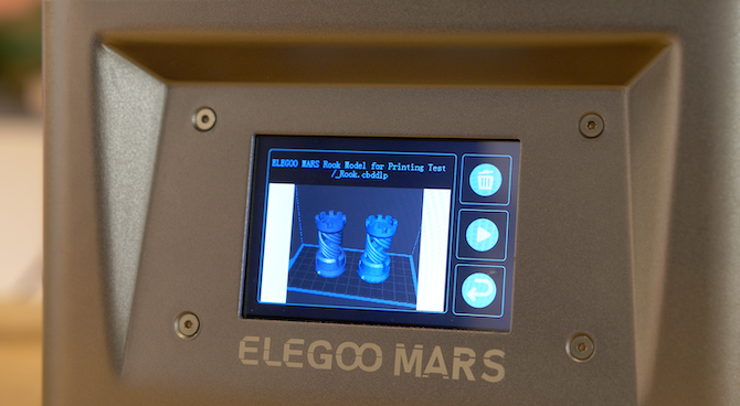 Elegoo Mars LCD display