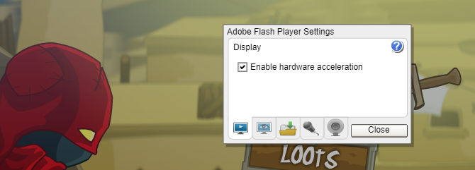 Flash Player Hardware Acceleration