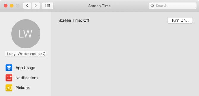 mac laptop screen time control for children