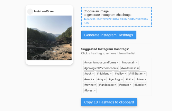 Instaloadgram is a swiss army knife of Instagram tools to download posts, generate hashtags with AI, and export data