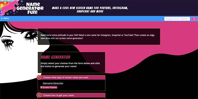 6 Cool Screen Name Generators 6 Cool Screen Name Generators