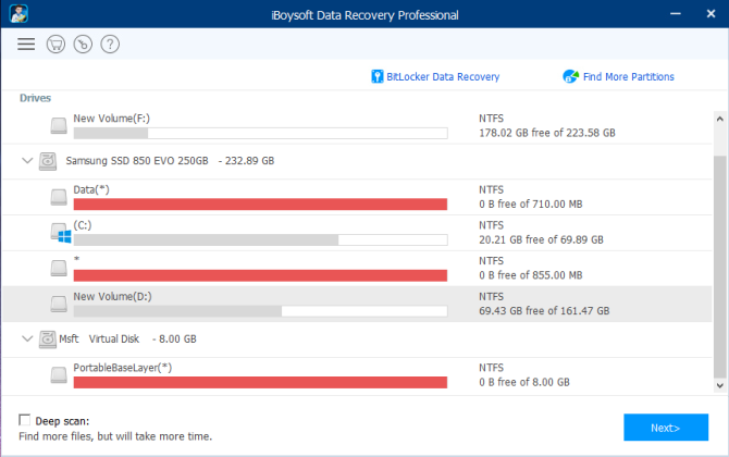 iBoysoft data recovery tool