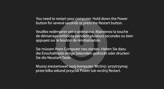 kernel panic in Mac