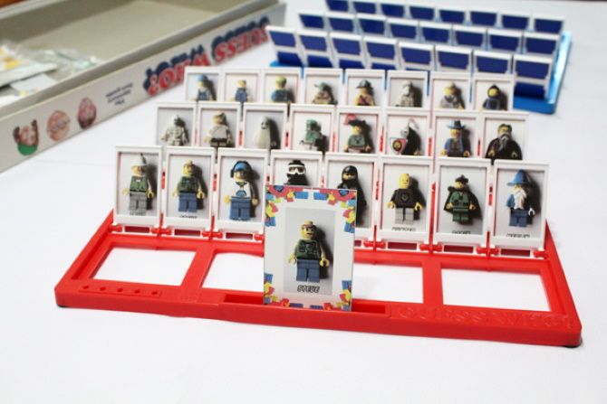 A printable game of Guess Who with Lego characters!