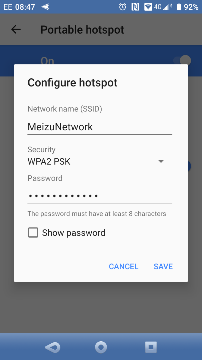 Configure your wireless hotspot