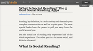 How To Send Websites To Kindle So You Can Read Later