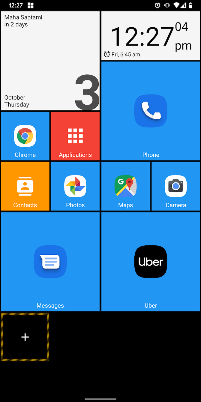 Square Home 3 windows-like homescreen Android app