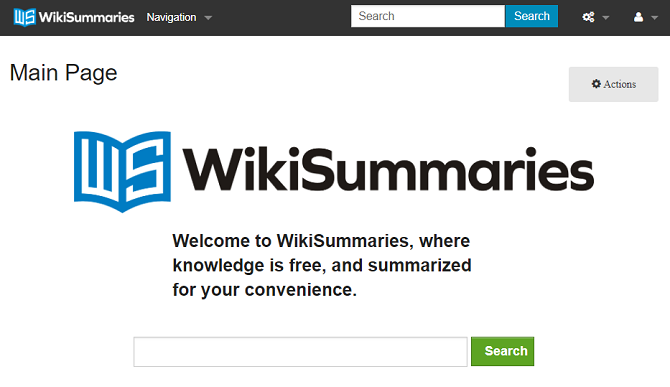 wikisummaries book summary website