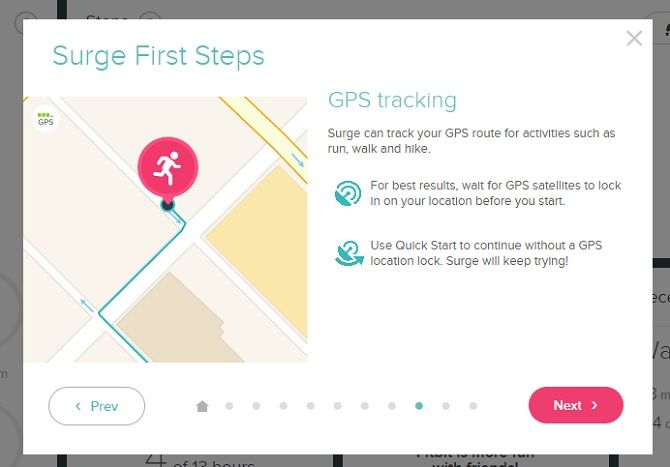 fitness tracker location services