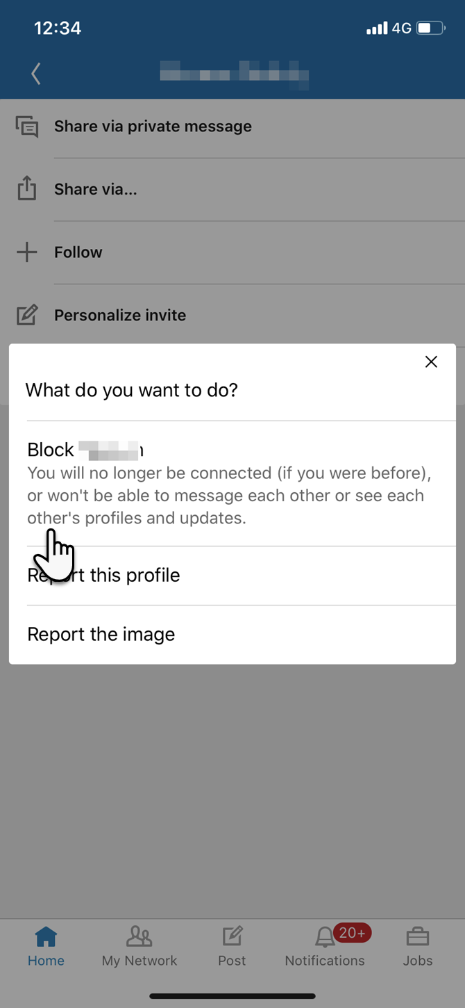 Blocking or Unblocking a Member