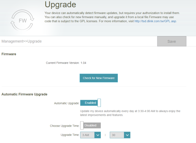 d-link upgrade firmware router