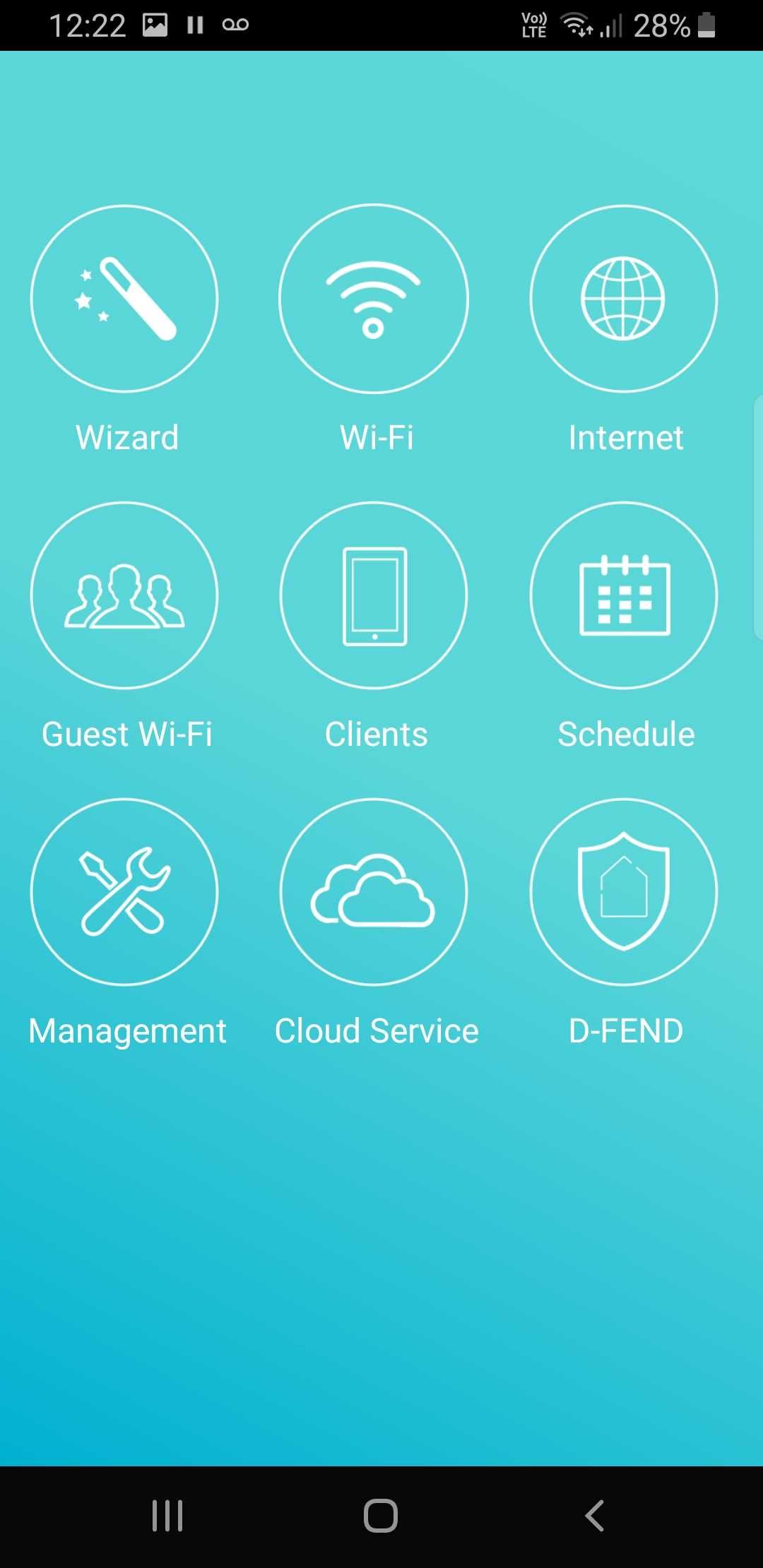 d-link wifi app settings options