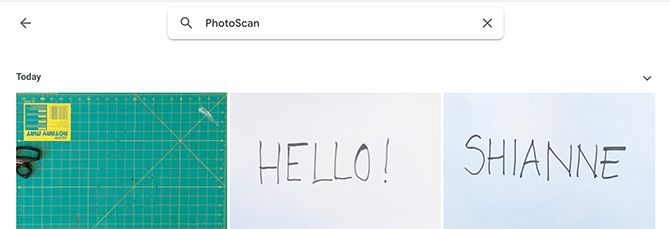 Search Scanned Photos With Google Photos