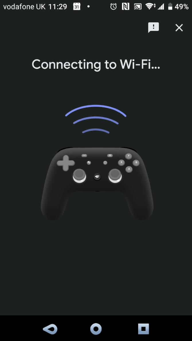 Setup Stadia controllers with the mobile app