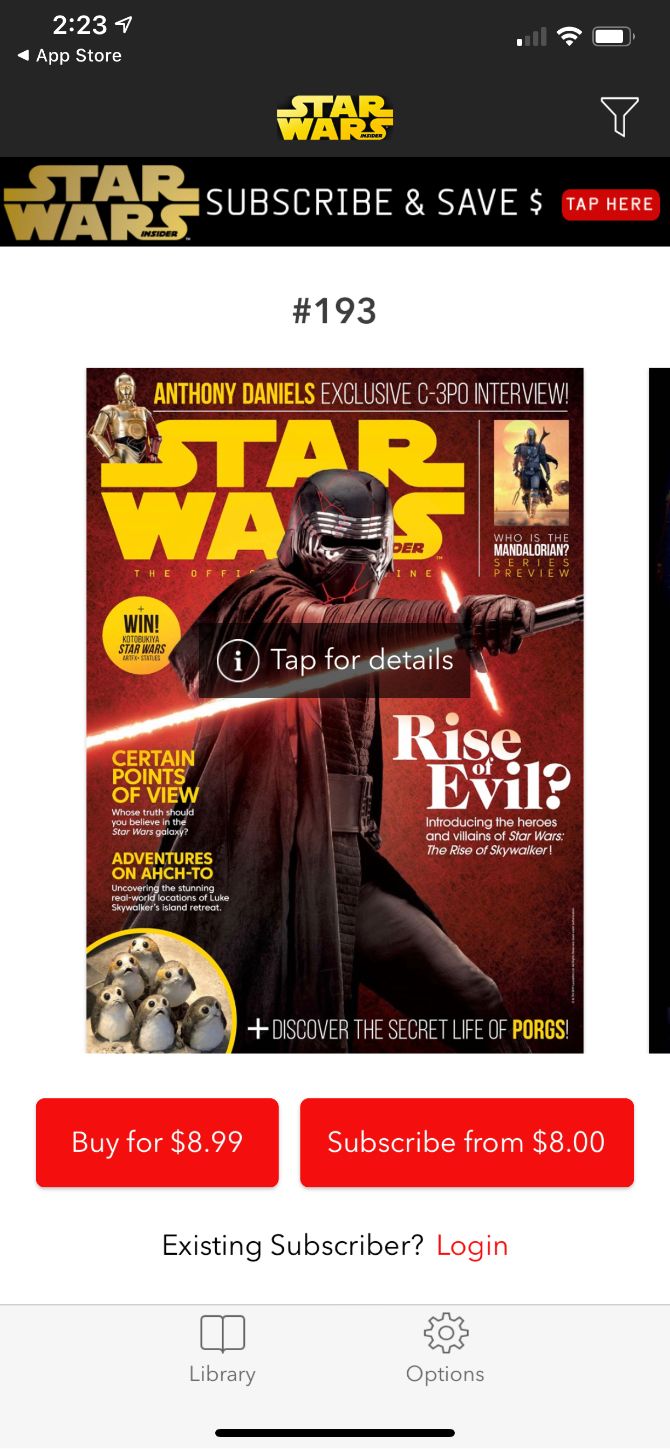Star Wars Insider Cover