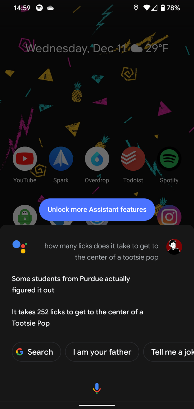 Using Google Assistant Android