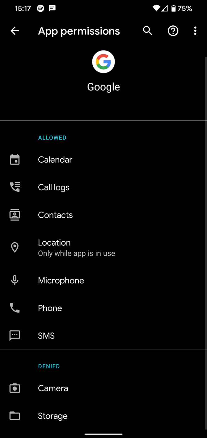 Google Android App Permissions