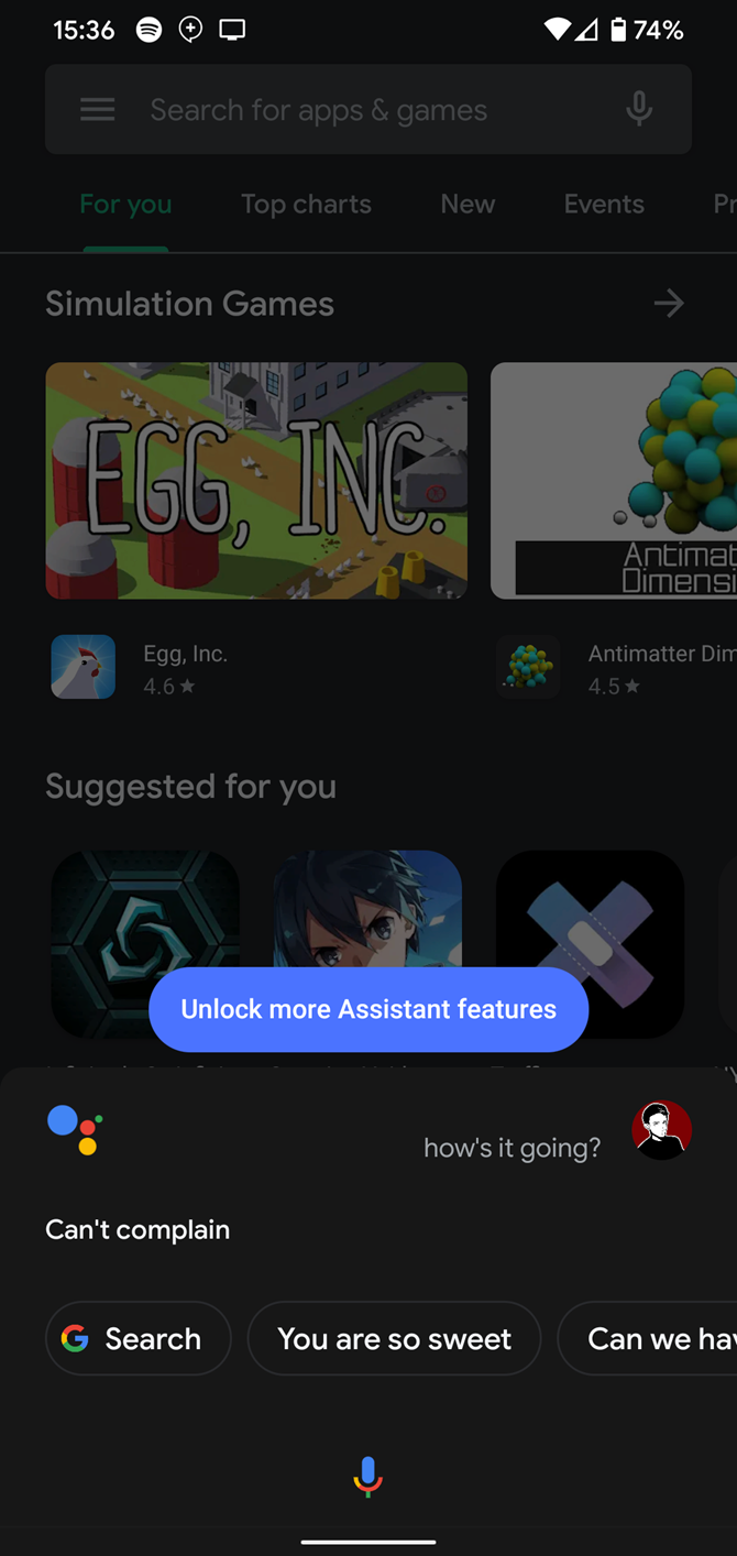 Google Assistant Text Respond