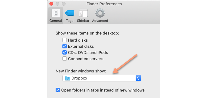 Finder Preferences Mac