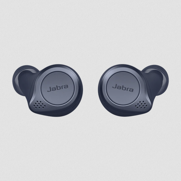 A pair of Jabra Elite Active 75t earbuds